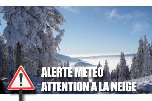 Nouvelle alerte météo neige en Auvergne