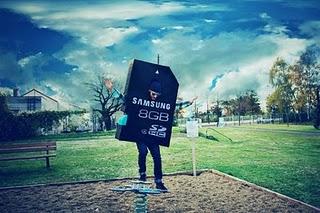 Des cartes mémoires Samsung envahissent la ville !