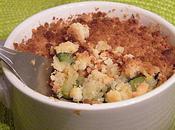 Crumble courgettes thym