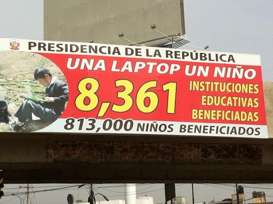 La lecture numérique vue d’ailleurs : 813 000 XO au Pérou