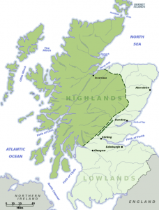 carte d'ecosse