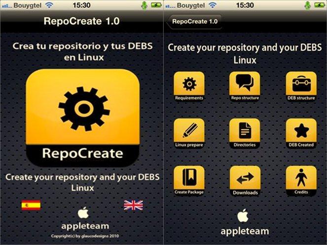 RepoCreate sur iphone...