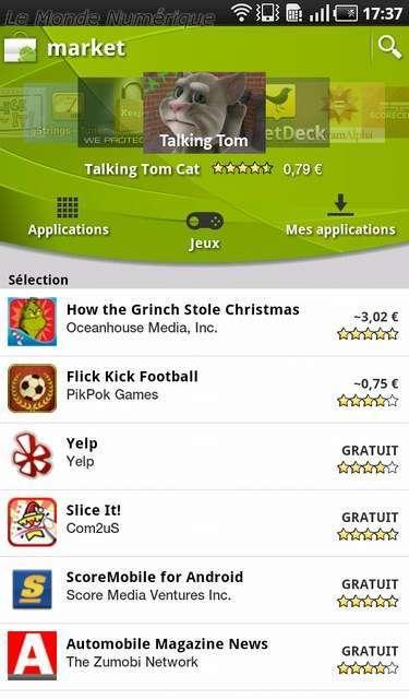 Mise à jour de l’Android Market sur la Galaxy Tab Mise à jour de l’Android Market sur la Galaxy Tab