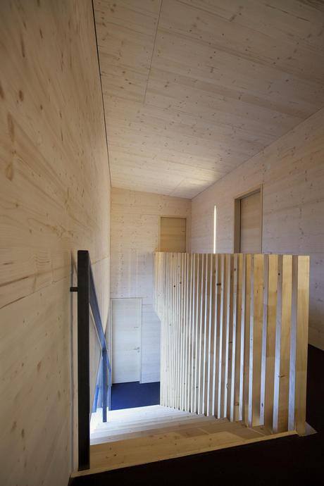 Refugio Laudegg, construction contemporaine au Tyrol