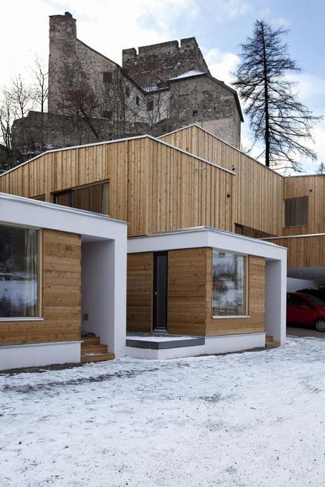 Refugio Laudegg, construction contemporaine au Tyrol