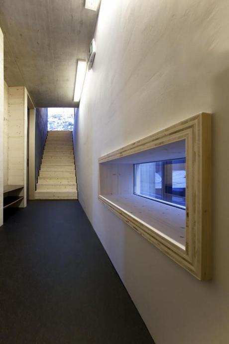 Refugio Laudegg, construction contemporaine au Tyrol