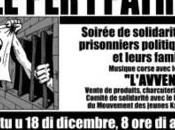 L'Associu Sulidarità Paris, organise soirée soutien Prisonniers Politiques Corses soir Paris
