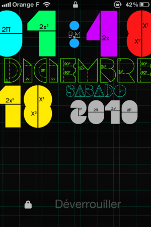 Un Locksreen assez particulier : TRONIC !