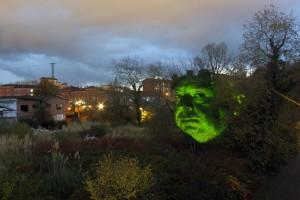 Oeuvre éphémère splendide par Ibon Mainar