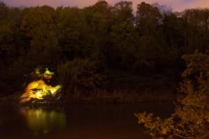 Oeuvre éphémère splendide par Ibon Mainar