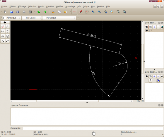 LibreCAD : CAO 2D / 2D CAD sur Linux, Win et MacOS