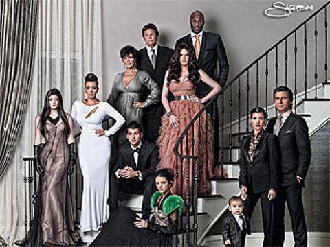 La famille Kardashian ... leur photo de Noël