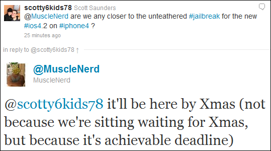 Vers un jailbreak iPhone 4.2.1 Untethered by Comex...