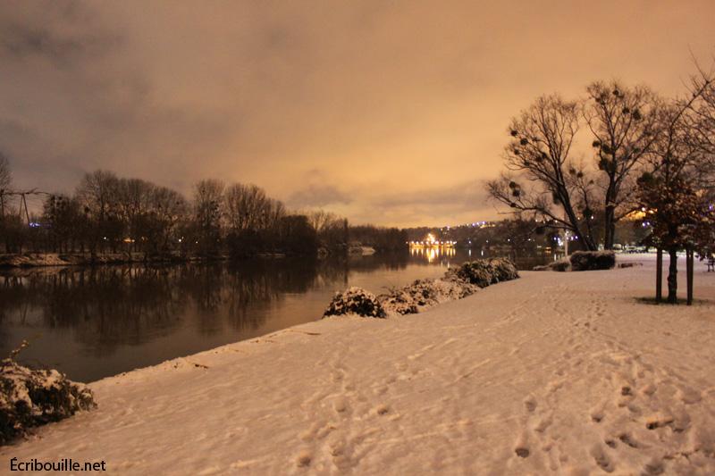 Il neige ! Je n’avais même pas remarqué !