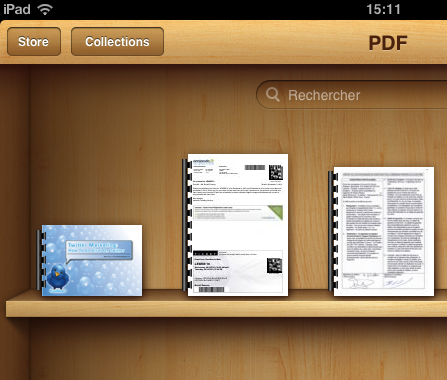 ibook iPad   iPhone: ajouter des fichiers PDF à iBooks sans faire de synchronisation [ Astuce]