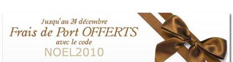 Frais de port offerts jusqu'au 24 décembre chez FEMME/BEBE/MAISON AUNATUREL !