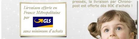 Frais de port offerts jusqu'au 24 décembre chez FEMME/BEBE/MAISON AUNATUREL !
