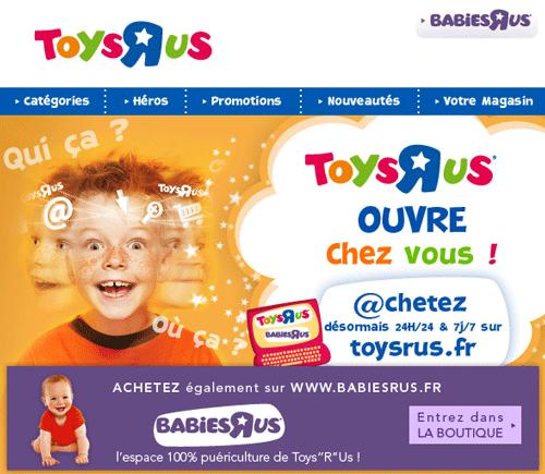 ToysRuS.fr vers un passage réussi de son 1er Noël