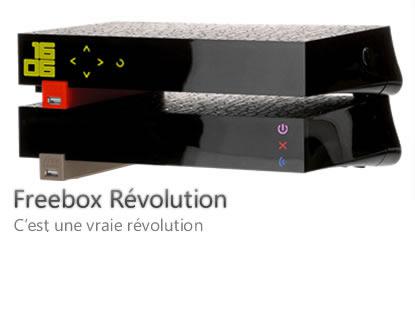 La FreeBox Révolution inspirée de Apple