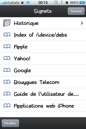 No Bookmarks 1.0-3 : Pour Safari