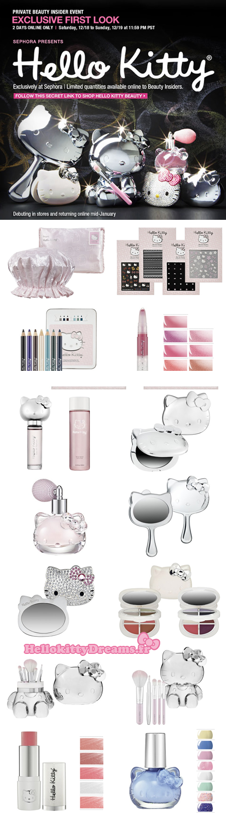 « Hello kitty beauty » pour Sephora