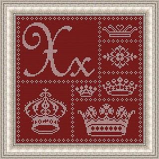 Une très jolie série de monogrammes monochromes