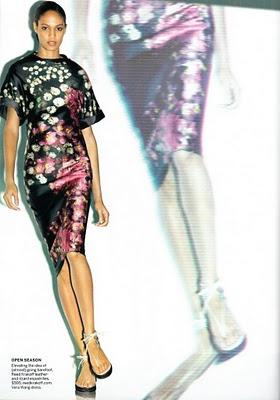Joan Smalls dans Vogue US en janvier