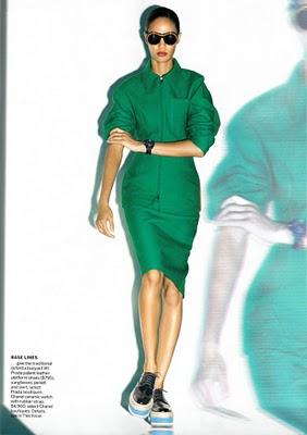 Joan Smalls dans Vogue US en janvier