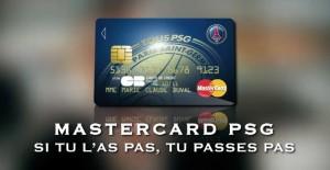 PSG, carte de crédit, Mastercard