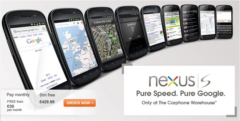 Royaume-Uni : Le Nexus S à « bon prix » !