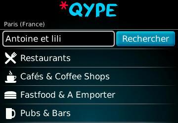 Qype annonce la sortie de sa nouvelle application pour Blackberry