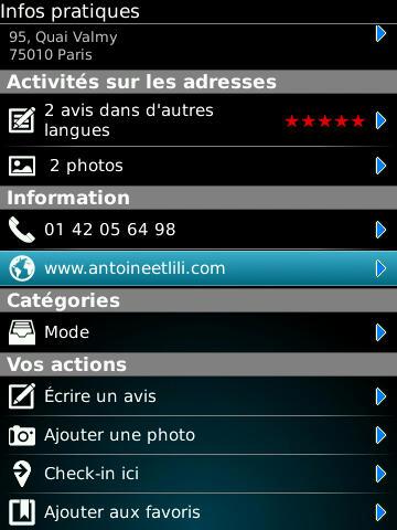 Qype annonce la sortie de sa nouvelle application pour Blackberry