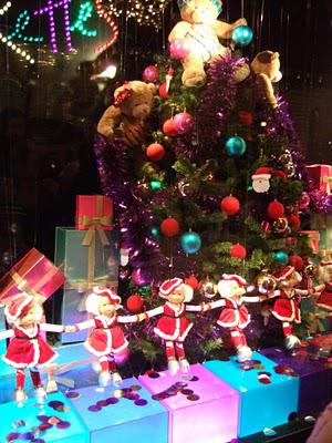 Les vitrines de Noel des Galeries Lafayette