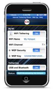 MyWi 4.0 : Transformez Votre iPhone en Modem !