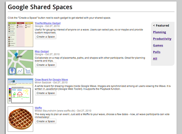 google shared spaces Google Shared Spaces des espace collaboratifs jetables
