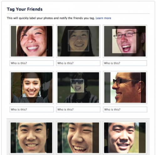 Bientôt la reconnaissance des visages sur Facebook