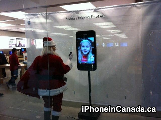 Les Apple Stores ont leur Père Noël
