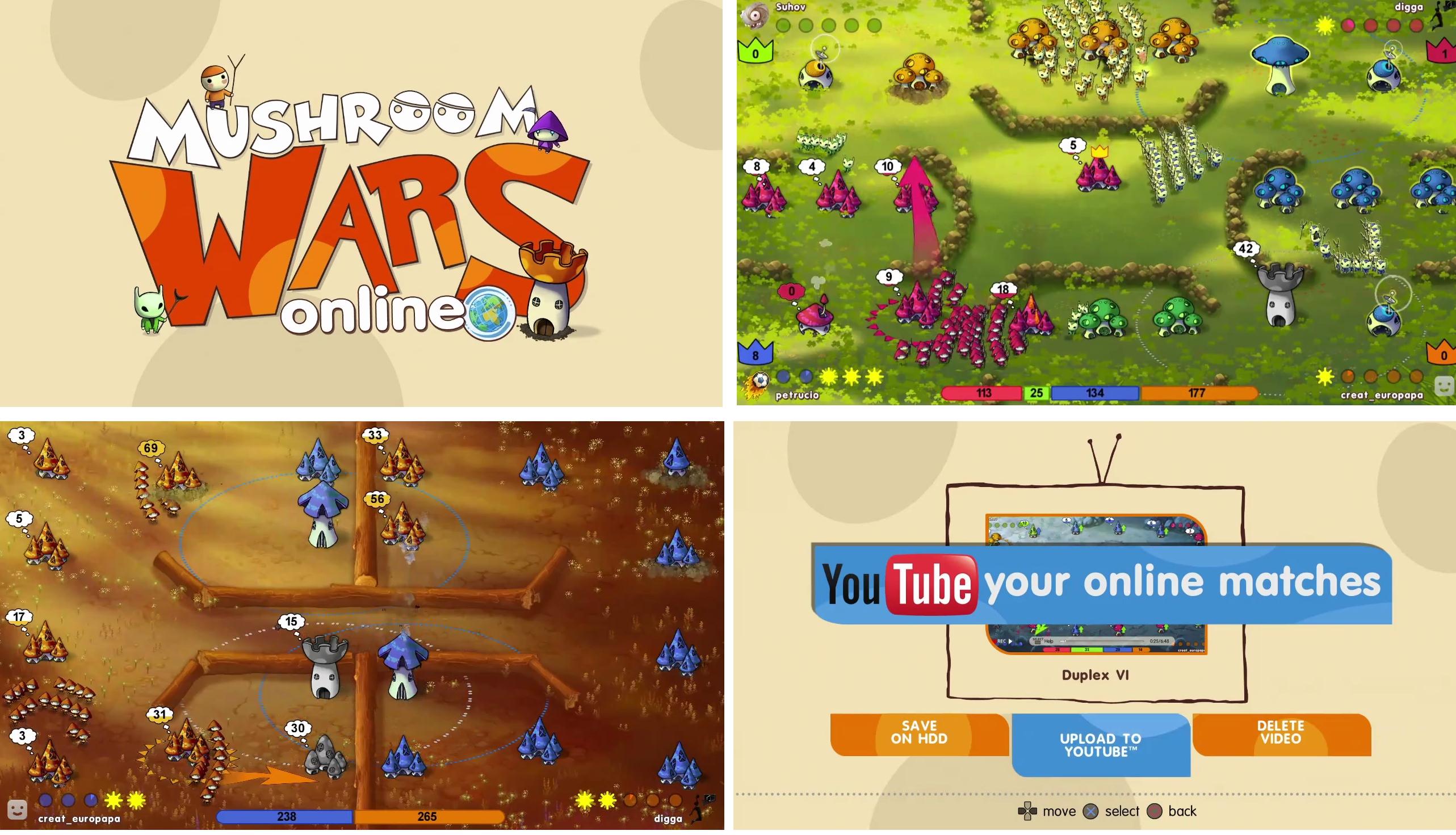 mushroom wars online psn oosgame weebeetroc [test] Mushroom Wars Online sur le PSN 