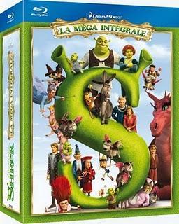 Blu-ray Coffret Shrek La méga intégrale