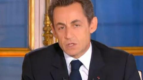 Nicolas Sarkozy ... ses voeux de fin d'année retransmis en direct sur Dailymotion