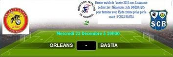 Foot / National : Orléans / Bastia ce soir à 19h pour le compte de la 21ème journée.
