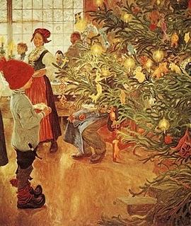 Magie de Noël, Carl Larsson