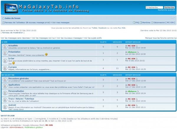 Lancement nouveau site: Ma Galaxy Tab - Un de plus quoi ^^