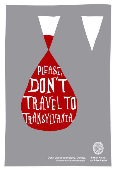 Pub : “Please don’t waste your blood. Donate”