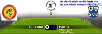 Foot / National : Bastia en patron à Orléans ( 0 - 2 )