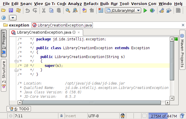 screenshot15 JD GUI, un décompileur Java léger et puissant
