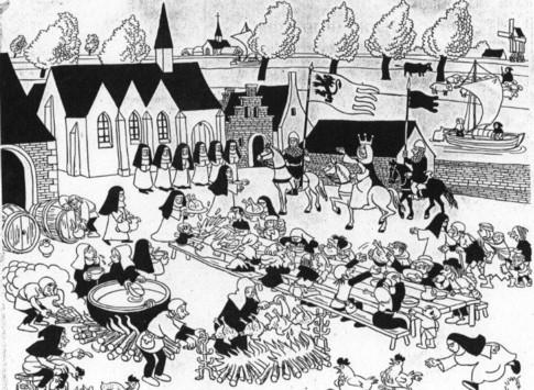 Les restos du cœur de la bonne Comtesse Jeanne.