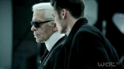 Karl Lagerfeld et Baptiste Giabiconi ... Réunis pour une pub Volkswagen