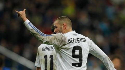 Karim Benzema marque un triplé en Coupe d'Espagne contre Levante