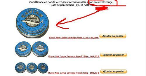 caviar rouge 2 De lécureuil dans le caviar! (ChrisoScope)